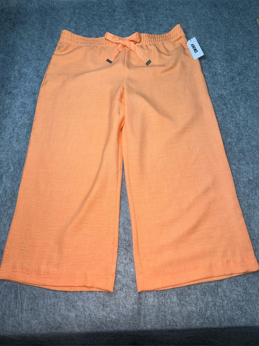 DKNY Women’s Melon Wide Leg Pull-On Pants XL NWT